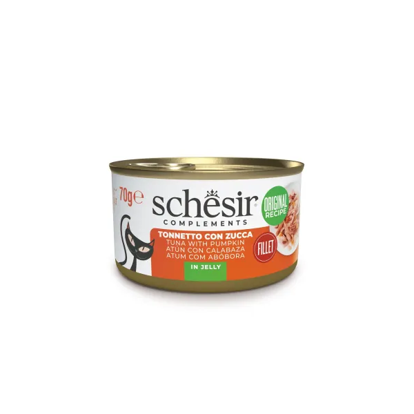 Schesir Cat Tuna su moliūgu sultinyje 70g - Tuncis su moliūgu buljoną