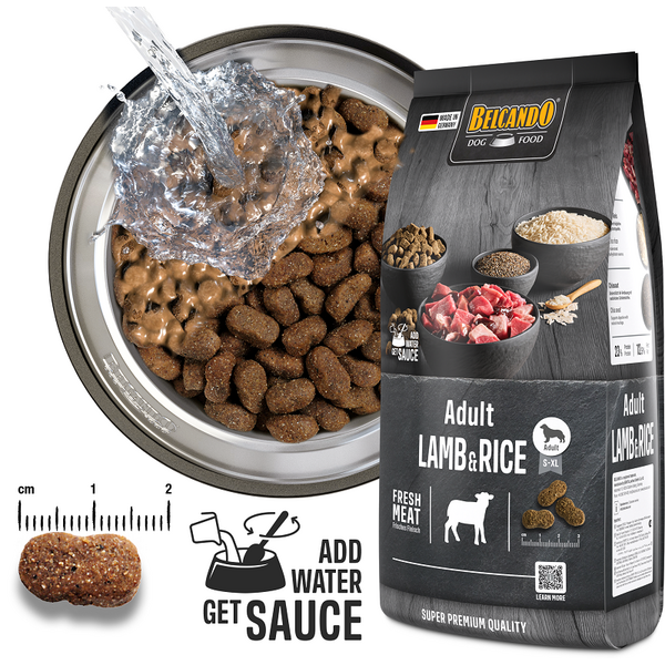 Belcando Lamb&Rice 12.5kg - Visų veislių šunims (aviams ir ryžiams)