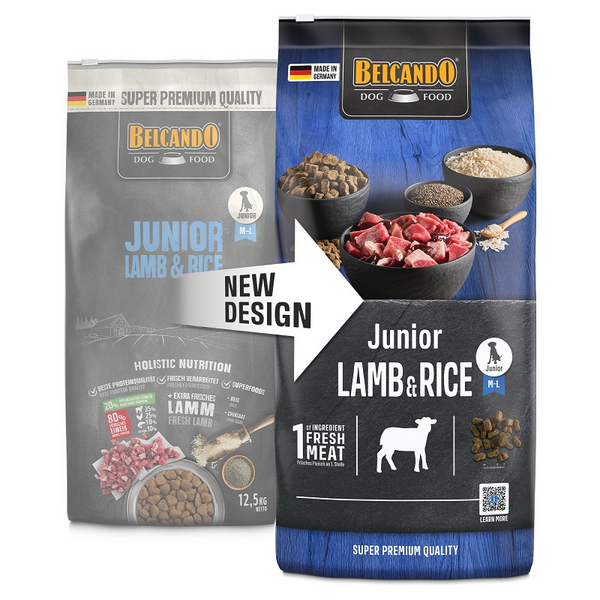 Belcando Junior Lamb & Rice 12.5 kg - Jauniems vidutinio ir didelio dydžio šunims nuo 4 mėnesių, 2 image