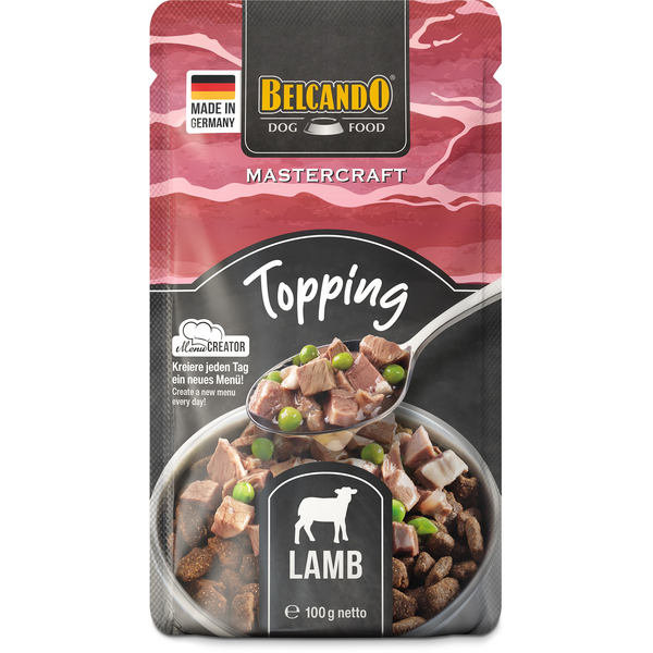 BELCANDO MASTERCRAFT TOPPING AVINĖLIS SU ŽIRNELIAIS 100G - KONSERVAI ŠUNIMS, 3 image