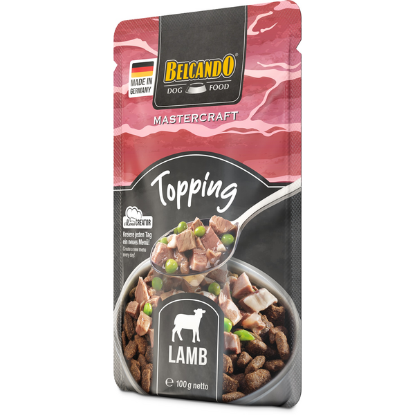 BELCANDO MASTERCRAFT TOPPING AVINĖLIS SU ŽIRNELIAIS 100G - KONSERVAI ŠUNIMS, 2 image