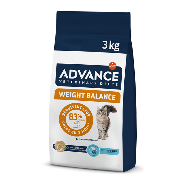 ADVANCE VETERINARY DIETS CAT WEIGHT BALANCE 3 KG - KATĖMS SVORIO KONTROLEI