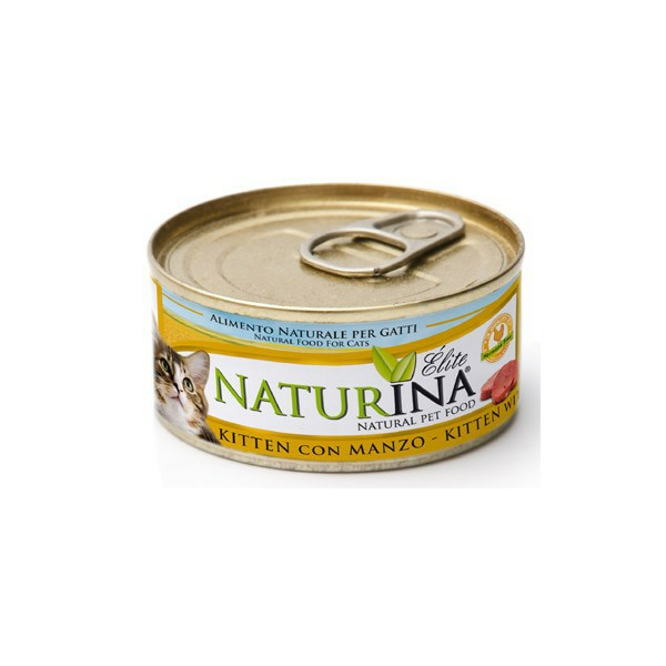 NATURINA ELITE KITTEN VIŠTIENA SU JAUČIU 70G - KONSERVAI KAČIUKAMS SU JAUČIU