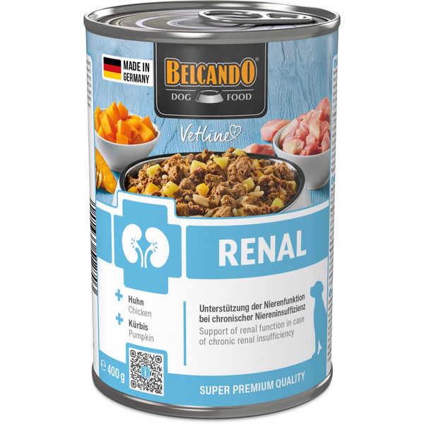 BELCANDO VETLINE RENAL 400G - ŠUNIMS, KURIEMS DIAGNOSTIKUOTA INKSTŲ NEPAKANKAMUMAS (AKUTINIS/CHRONIŠKAS)