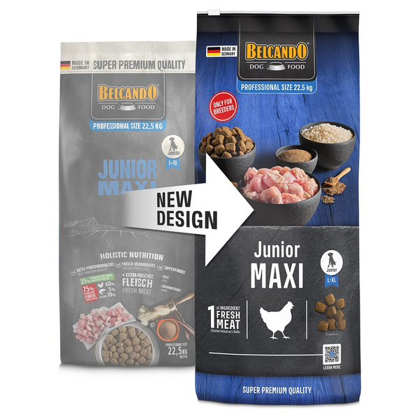 BELCANDO JUNIOR MAXI 22.5KG - DIDELIŲ VEISLIŲ ŠUNŲ PAAUGLIAMS, 2 image