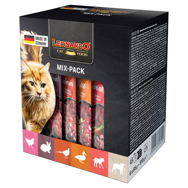 LEONARDO GERIAUSIOS PASIRINKTYS MIŠINIO PAKUOTĖ 6*85G