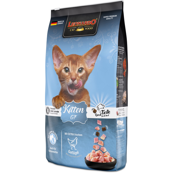 LEONARDO KITTEN GF 7.5KG - BEZGRAUDU MAISTAS KATINĖLIAMS IR MAITINANČIOMS, BRENDŽIOMS KATĖMS, 2 image
