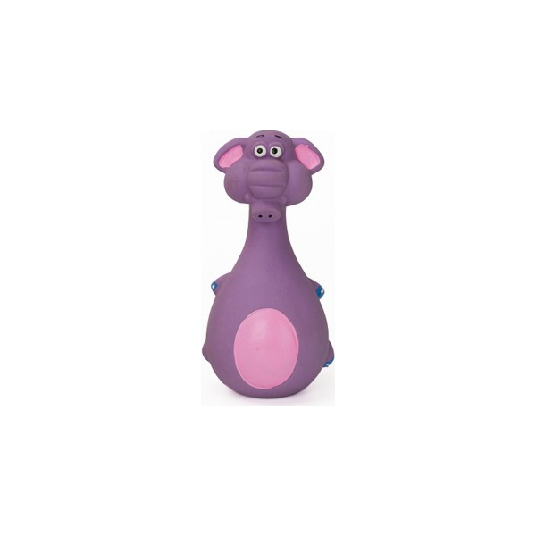 Barry King žaislas šunims, latekso drambliai, violetinė sp. 13 cm