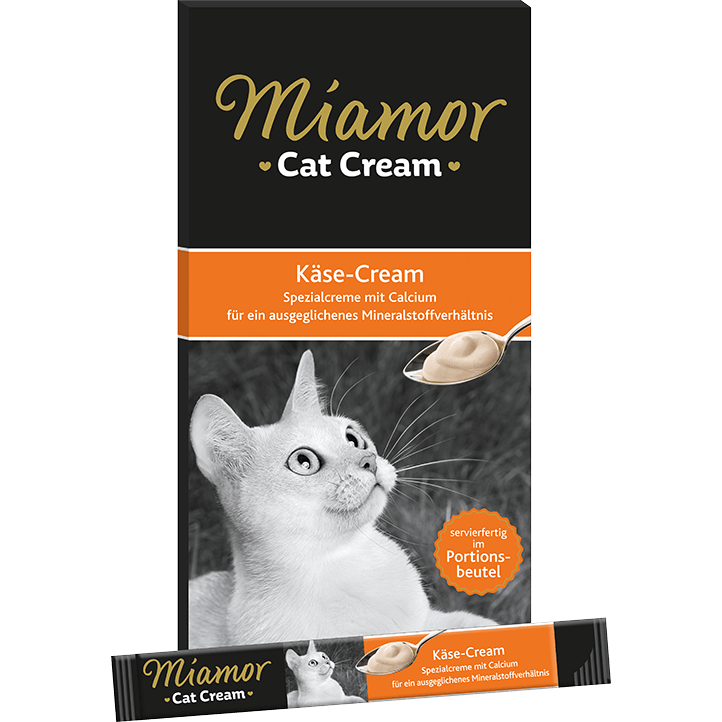 Pirkti Miamor Kase Cream 15g x 5 - Skanaus katinams su sūriu ir kalcio ...